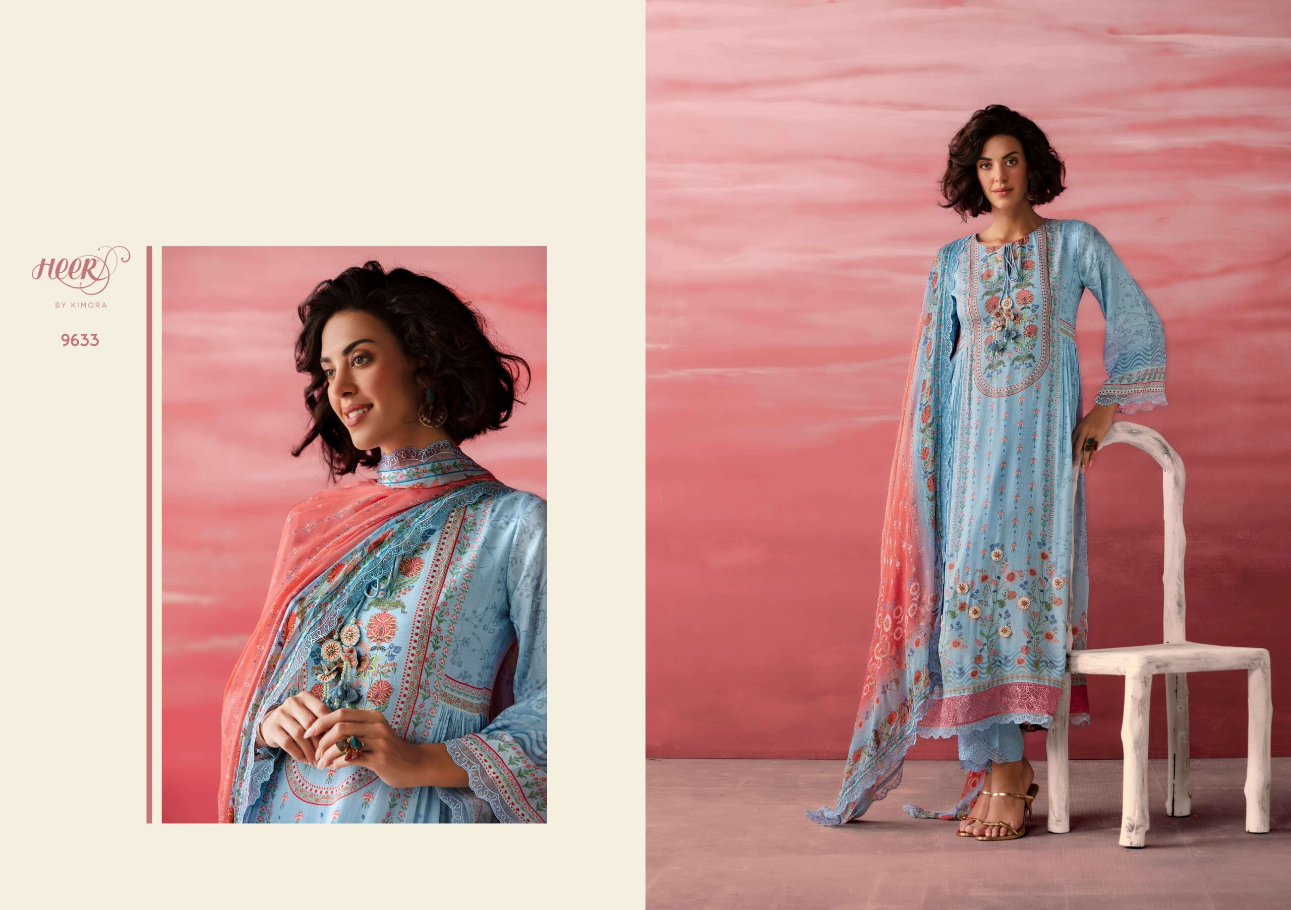 Kimora Fashion Jimmy Muslin Heavy Designer Salwar Suit Catalog — Wholesale Salwar Suits, Kimora wholesale from Surat - Gallery Image 9