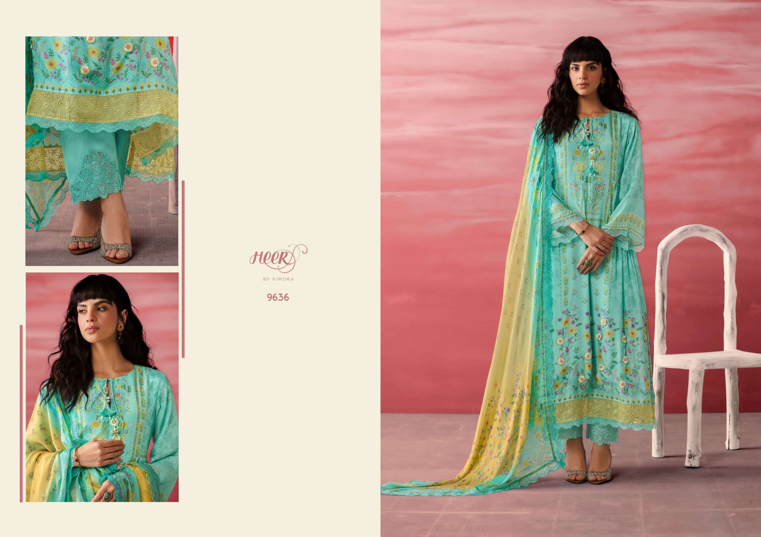 Kimora Fashion Jimmy Muslin Heavy Designer Salwar Suit Catalog — Wholesale Salwar Suits, Kimora wholesale from Surat - Gallery Image 3
