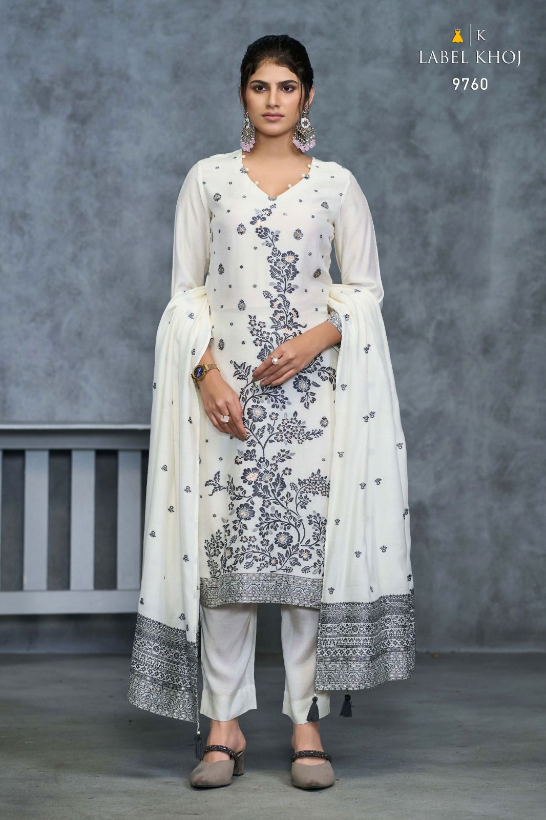 Label Khoj Ivory Wholesale Designer Salwar Suit Catalog