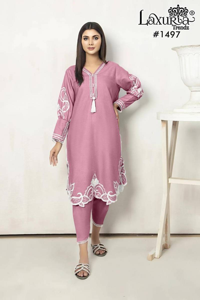 Laxuria Trendz 1497 Zam Satin Tunic Readymade Collection