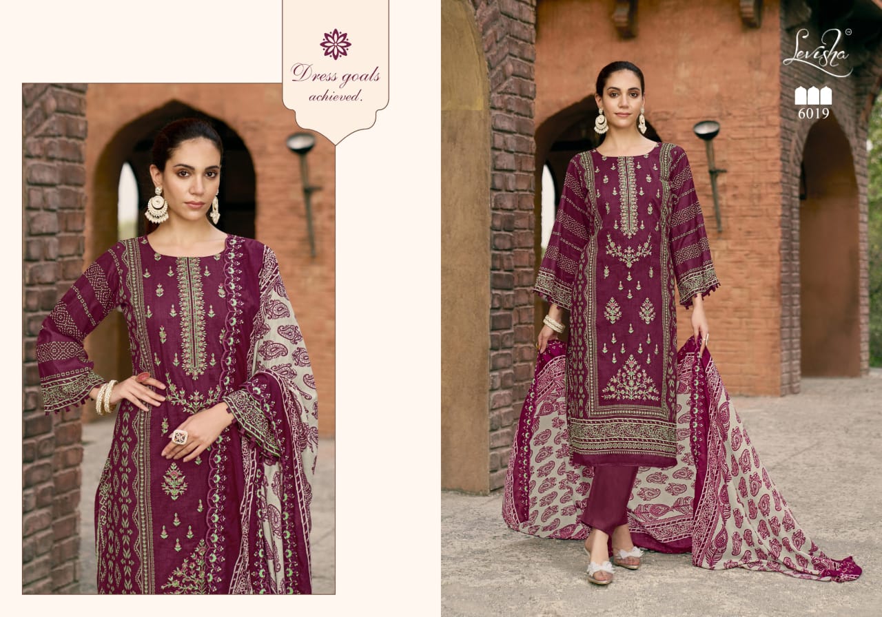 Levisha Madhubala 6 Wholesale Designer Cotton Salwar Kameez - Image 4