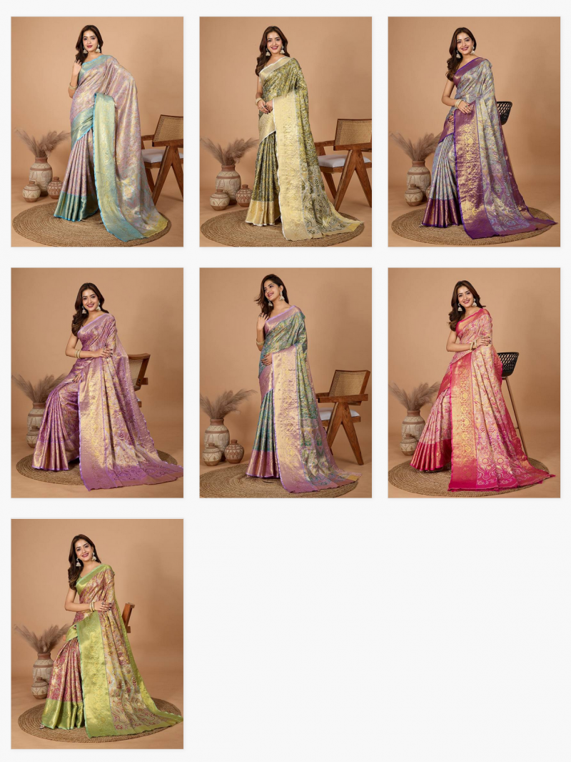 Maahi 178 Traditional Wear Stylish Silk Saree Collection - Image 8