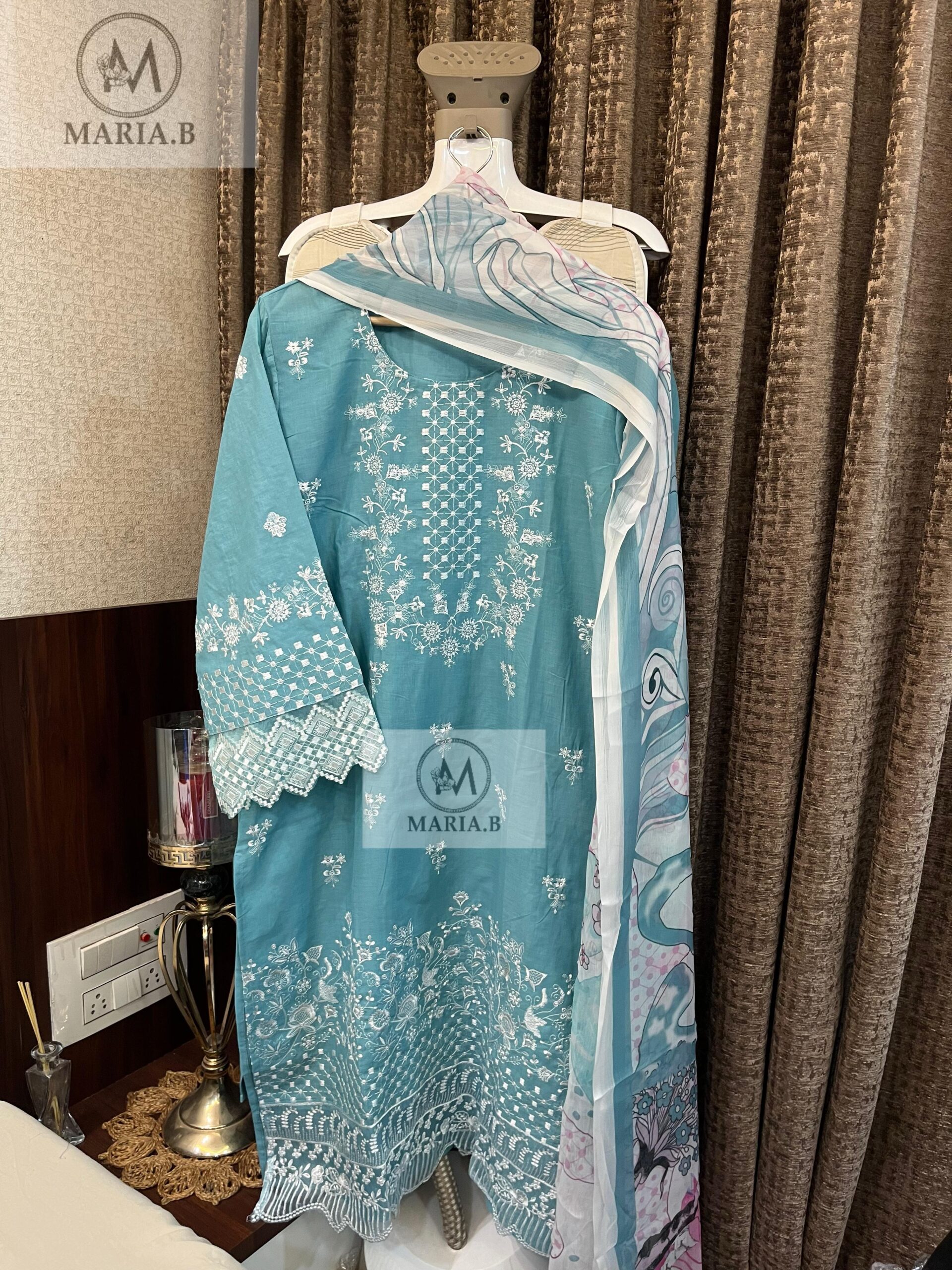 Maria.B Readymade Embroidered Cotton Pakistani Suit Wholesale Catalog