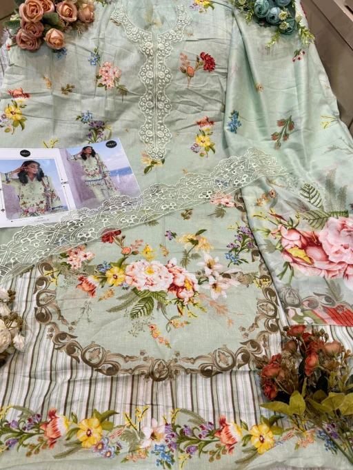 Mehbob Tex Cotton Printed Pakistani Suit Wholesale Collection - Image 4
