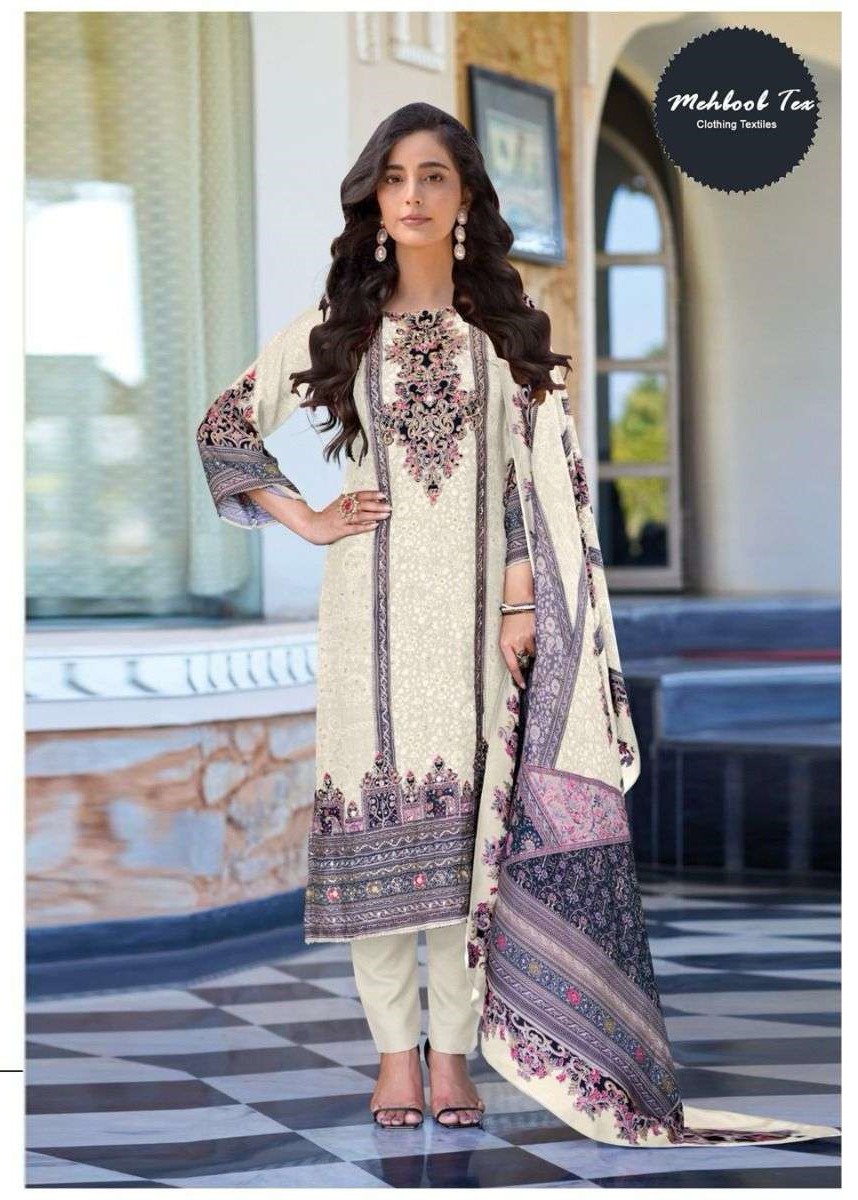Mehboob Tex Design NO 1664 Pure Viscose Wholesale Salwar Suit Catalog 