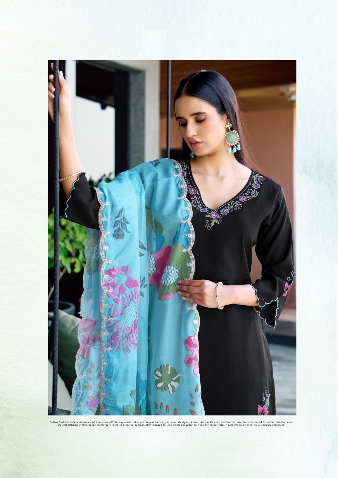 Mittoo Shreelekha Modal Viscose Printed Kurti With Bottom Dupatta Collection - Image 2