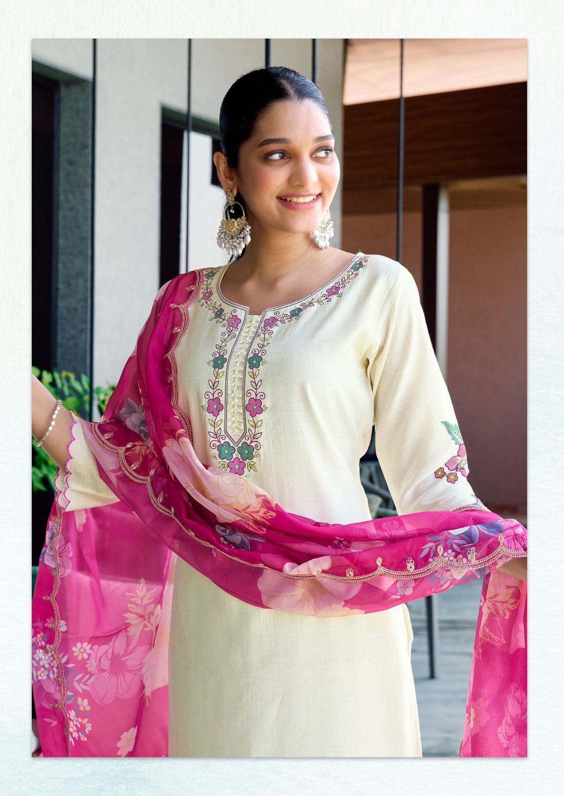 Mittoo Shreelekha Modal Viscose Printed Kurti With Bottom Dupatta Collection