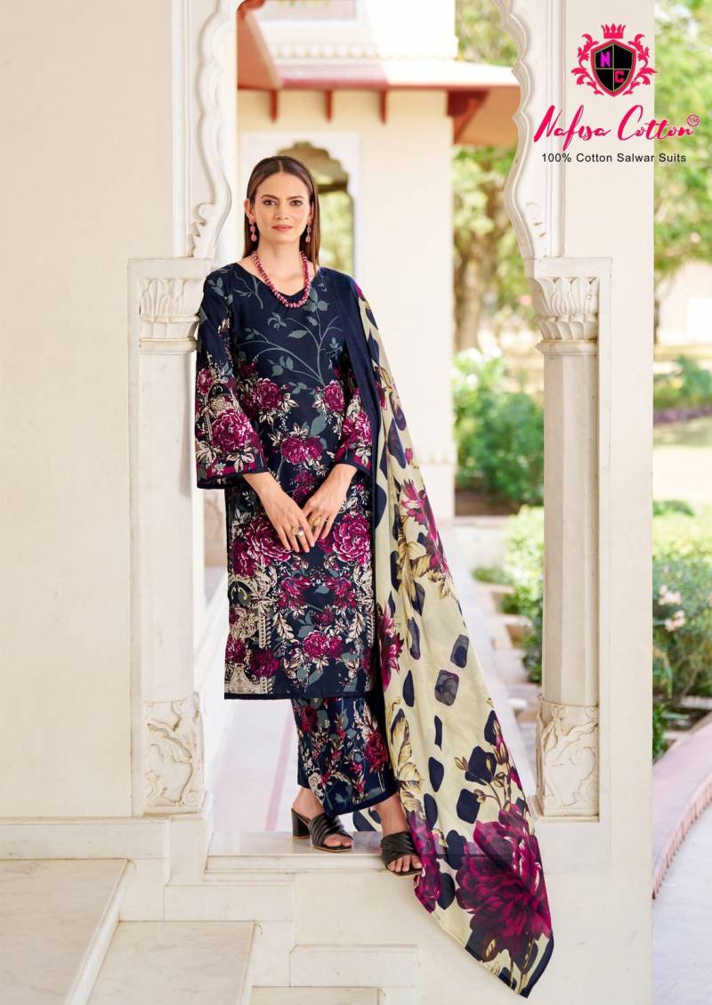 Nafisa Hoor Soft Cotton Digital Printed Dress Material Collection - Image 3
