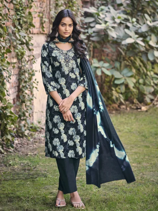OSSM Sunshine Cotton Flex Printed Kurti Bottom Dupatta Collection - Image 5