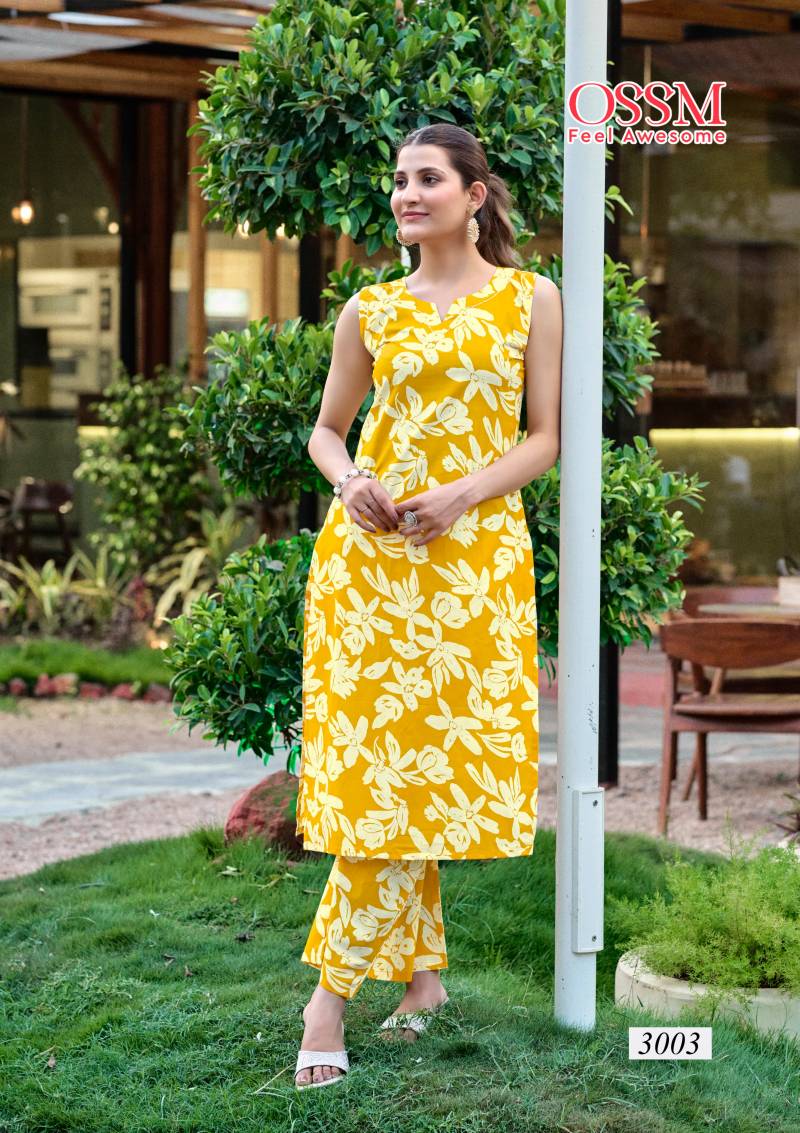 Ossm Summer Threads Vol 3 Cotton Printed Co Ord Set Collection - Image 6