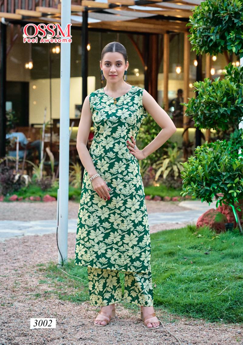 Ossm Summer Threads Vol 3 Cotton Printed Co Ord Set Collection - Image 2
