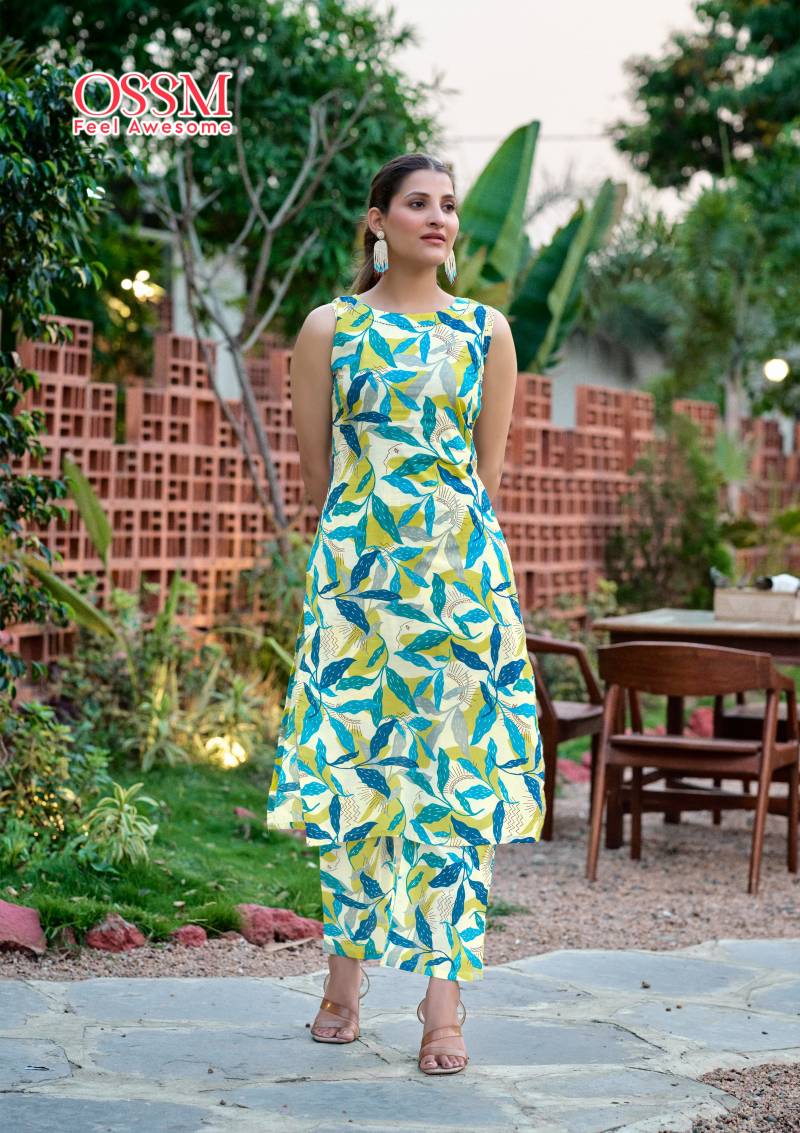 Ossm Summer Threads Vol 3 Cotton Printed Co Ord Set Collection - Image 5