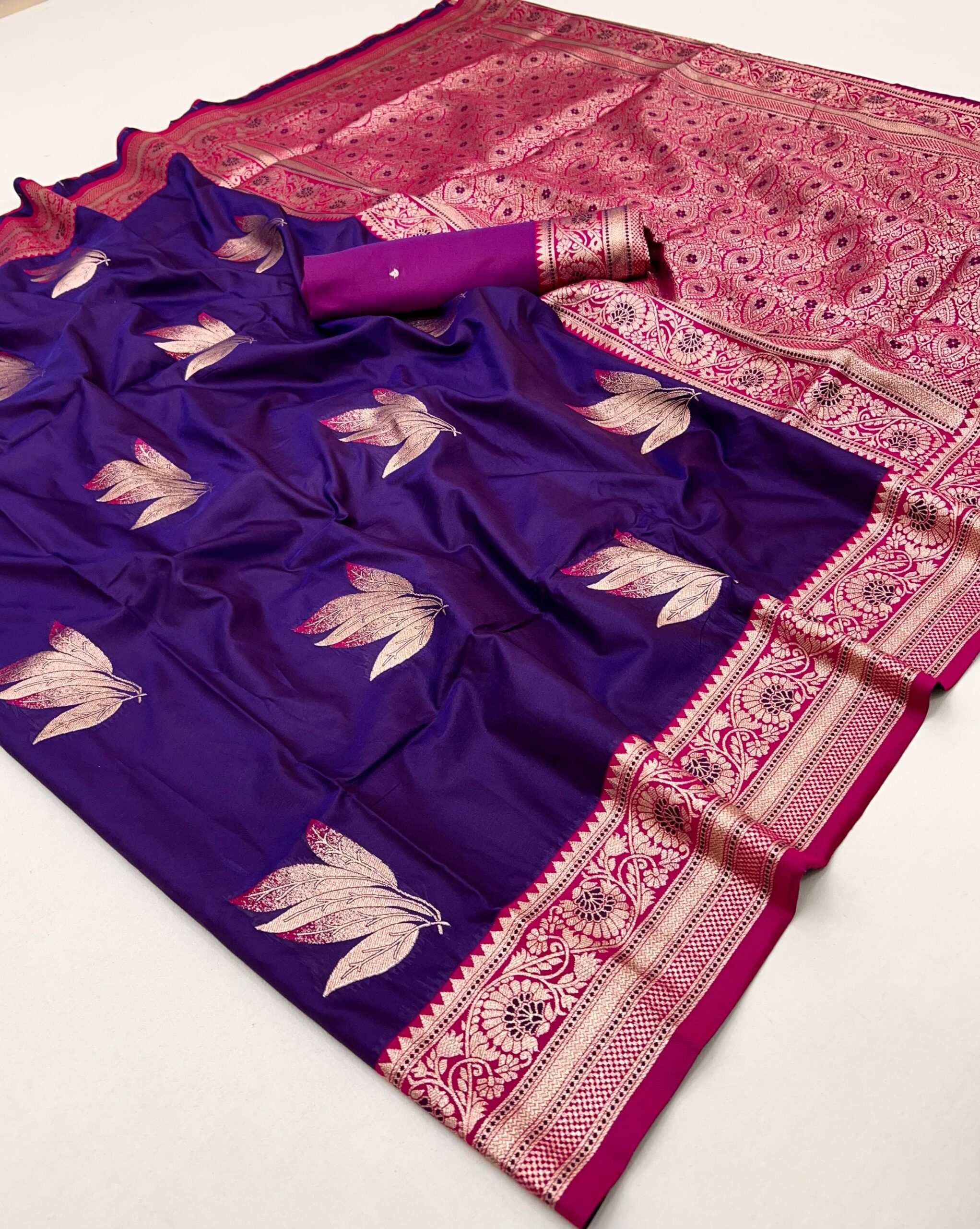 Pethani Silk Sarees by Shri Rana Creation Rich Silk Blouse Catalog