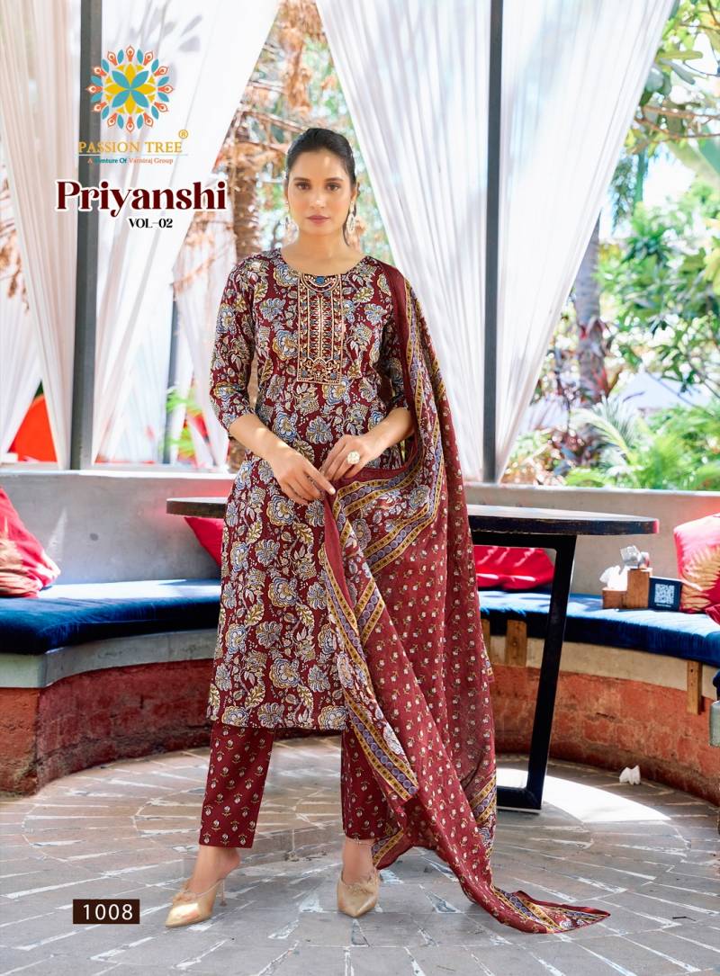 Priyanshi Vol 2 By Passion Wholesale Cotton Readymade Collection
