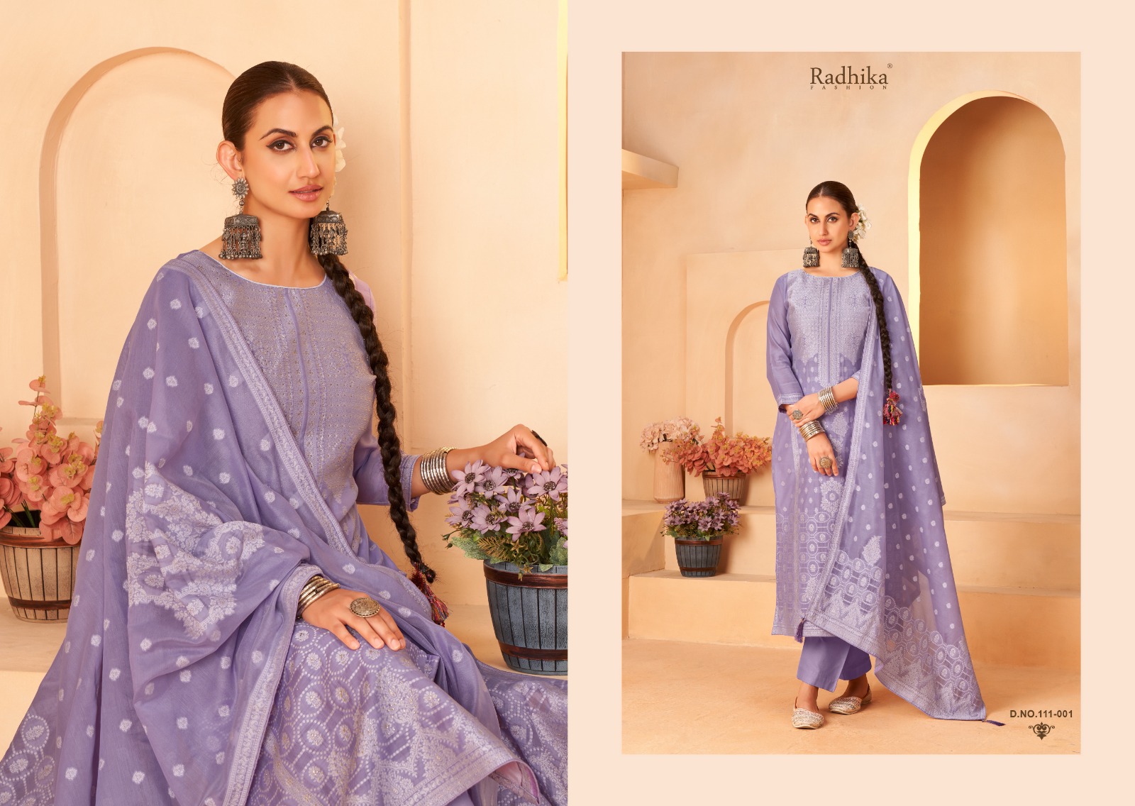 Radhika Fashion Banarashi Adah-5 Wholesale Cotton Salwar Suit - Image 8