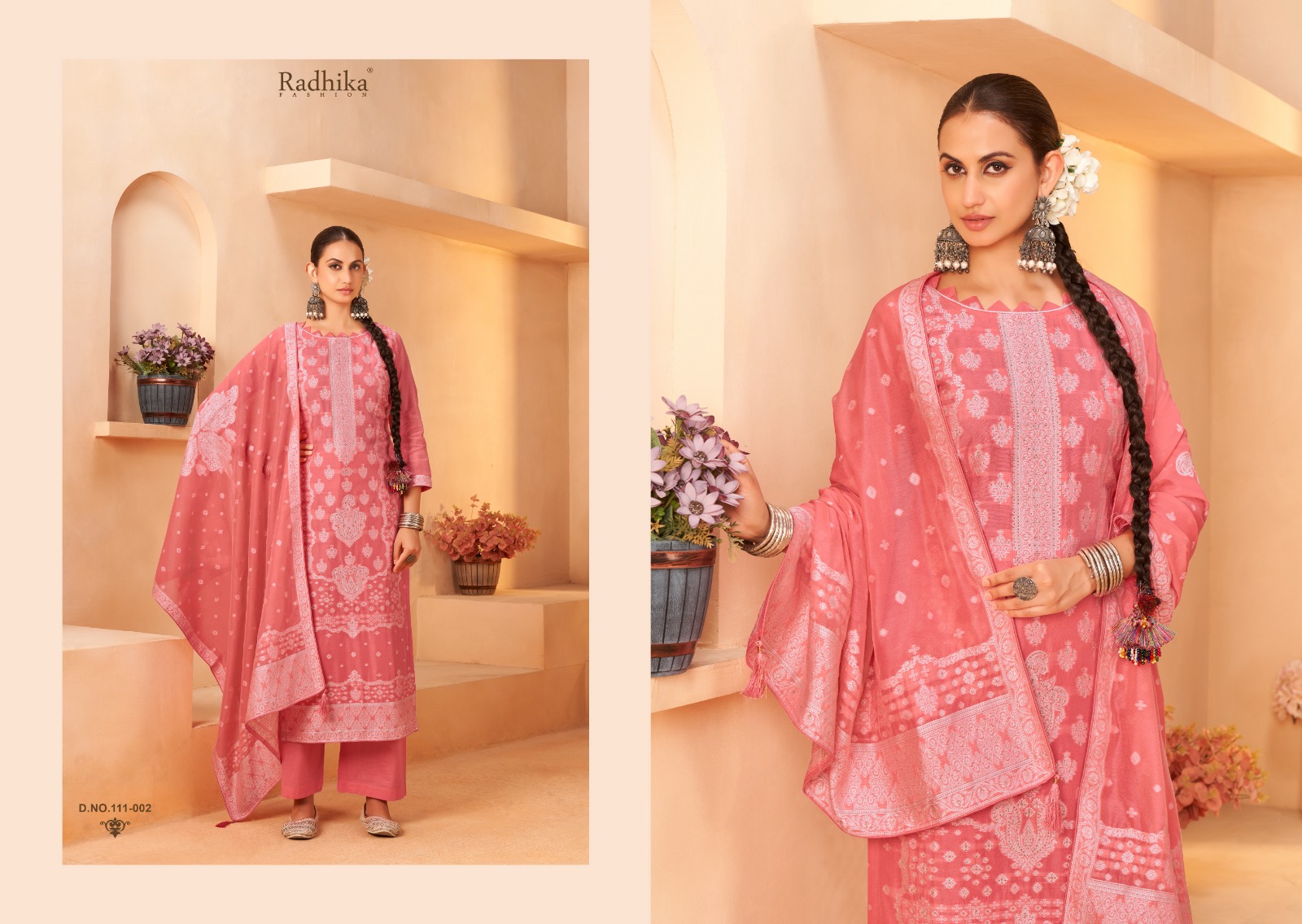 Radhika Fashion Banarashi Adah-5 Wholesale Cotton Salwar Suit - Image 2