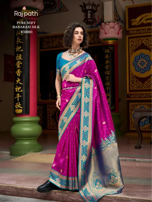 RajPath Samruddhi Silk Pure Banarasi Saree Wholesale Catalog