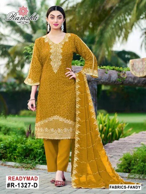 Ramsha R-1327 NX Pakistani Designer Salwar Suit Wholesale Collection - Image 2