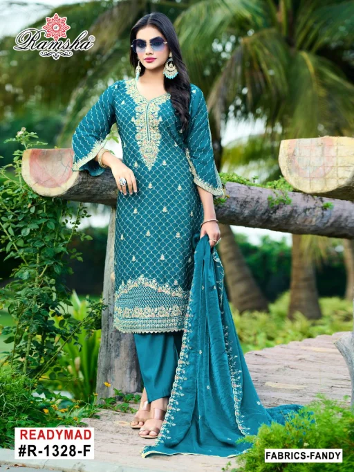 Ramsha R-1328 NX Readymade Wholesale Pakistani Designer Suit