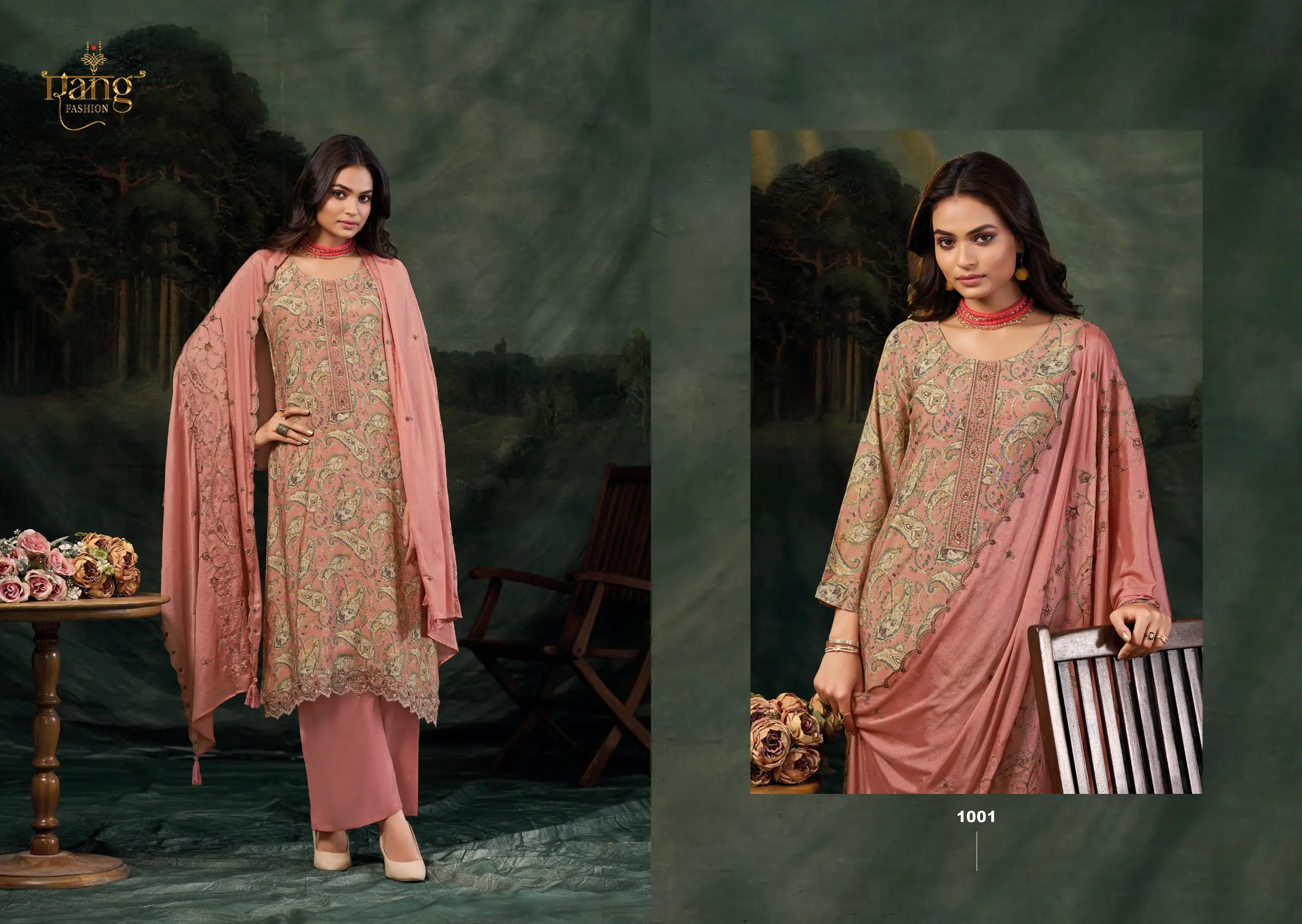 Rang Fashion Nivori Wholesale Viscose Muslin Salwar Kameez - Image 2