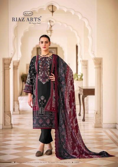 Riaz Arts Bin Saeed Vol 9 Cotton Wholesale Printed Salwar Suit Catalog