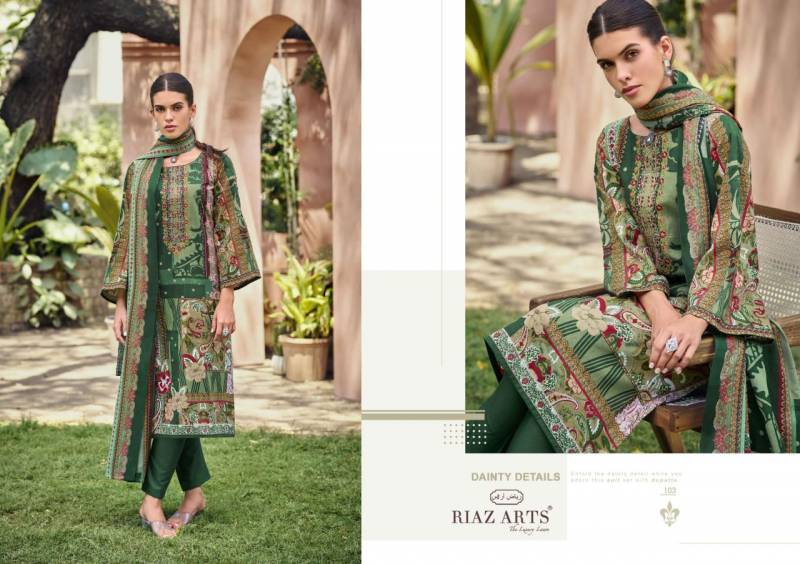 Riaz Arts Musafir Vol 23 Wholesale Lawn Digital Printed Dress Material Collection - Image 4