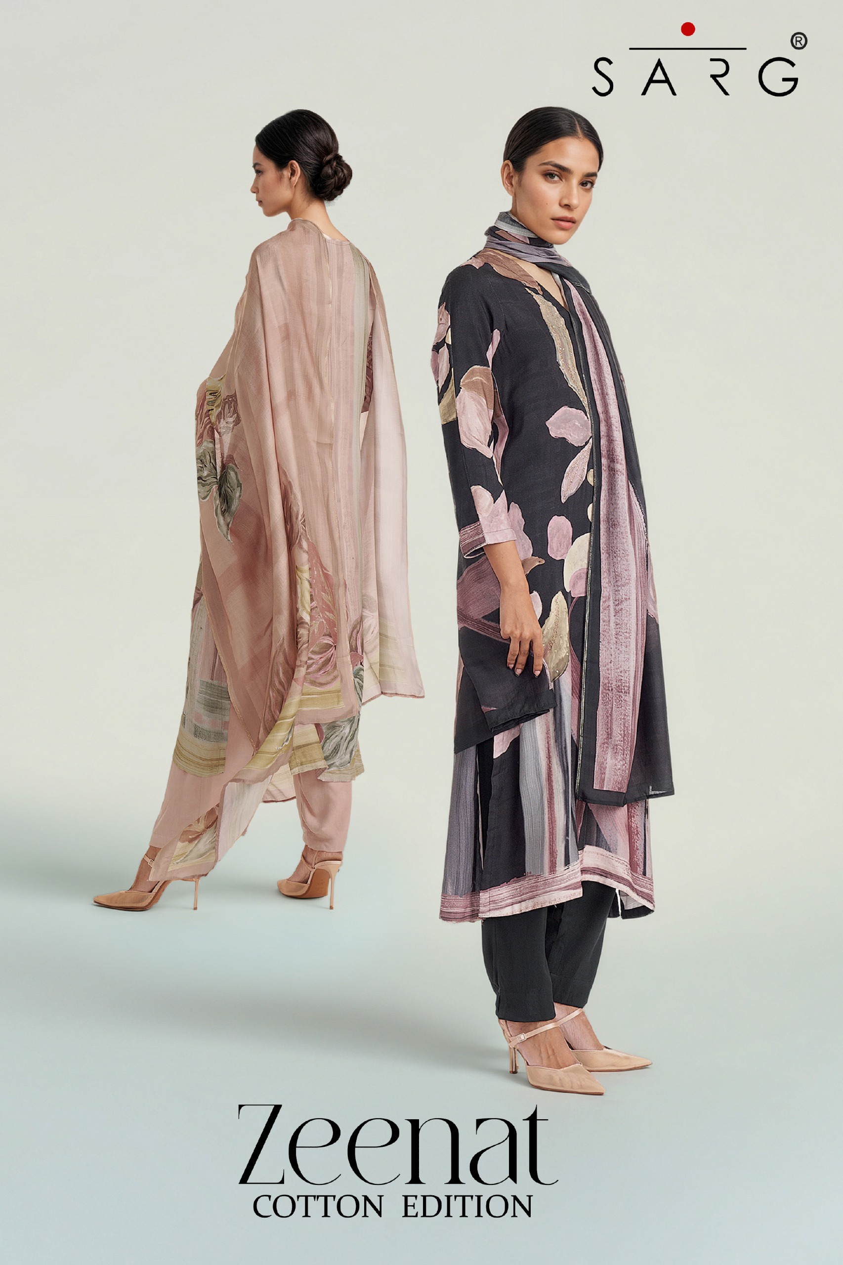 SARG Zeenat Cotton Sahiba Cotton Salwar Suit Wholesale Catalog