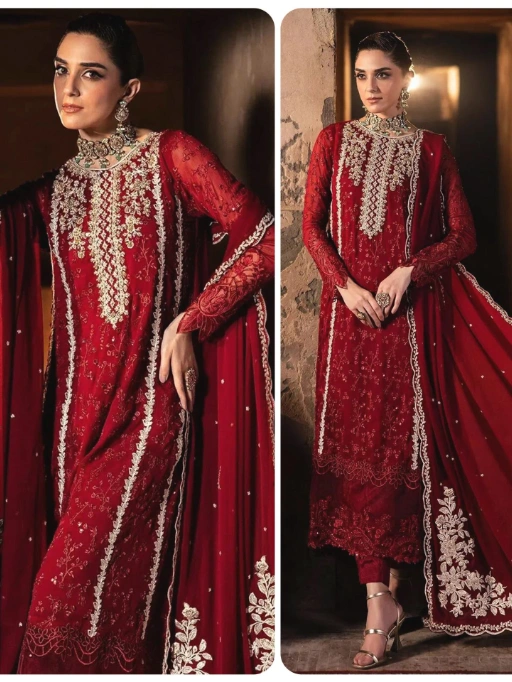 Sajida D No.1034 Georgette Heavy Wholesale Pakistani Salwar Suit