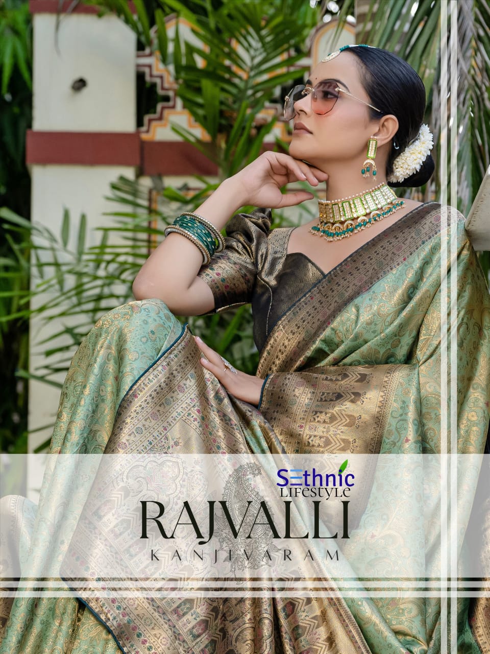 Sethnic Lifestyle Rajvalli Woven Kanjivaram Silk Sarees Catalog