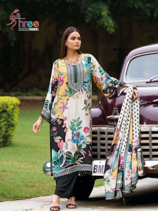 Shree Fabs KT 250 Viscose Printed Pakistani Suit Wholesale Catalog 