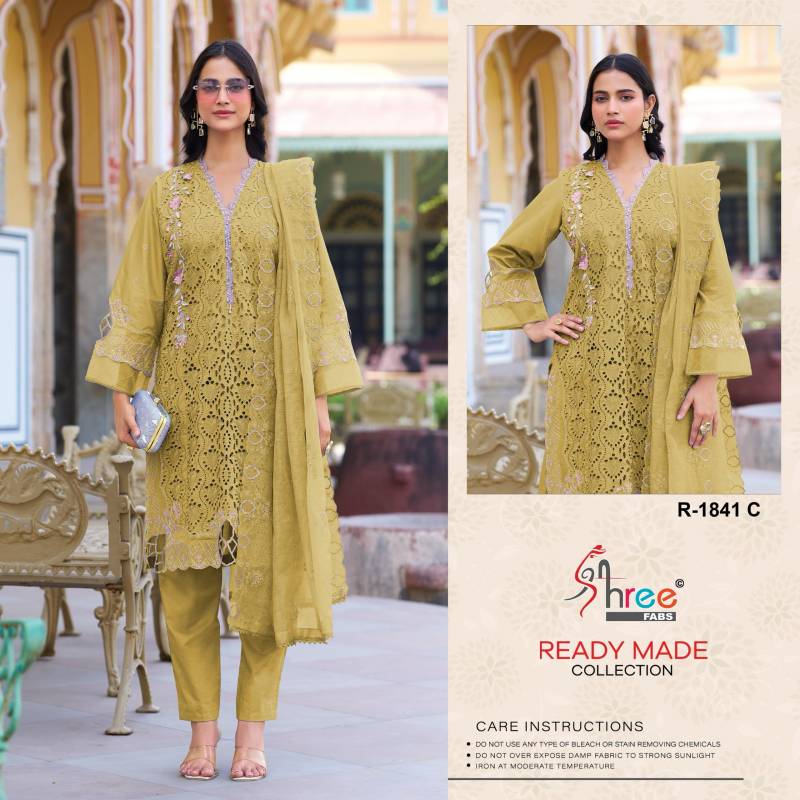 Shree R 1841 Ready Made Pakistani Salwar Suits Collection - Image 4