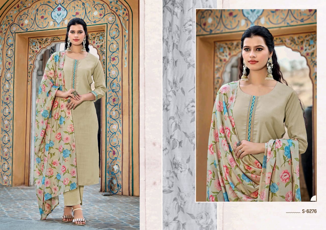 Subhash Sarees Harunika 3 Piece Poly Cotton Salwar Suit Catalog - Image 5