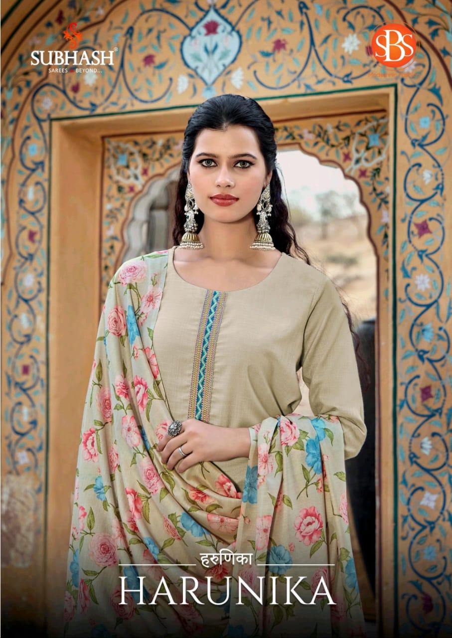 Subhash Sarees Harunika 3 Piece Poly Cotton Salwar Suit Catalog