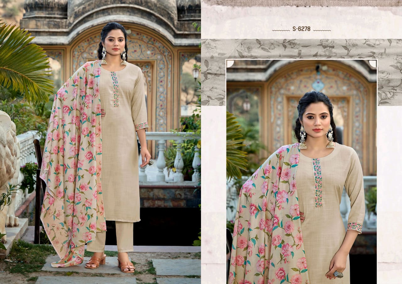 Subhash Sarees Harunika 3 Piece Poly Cotton Salwar Suit Catalog - Image 2