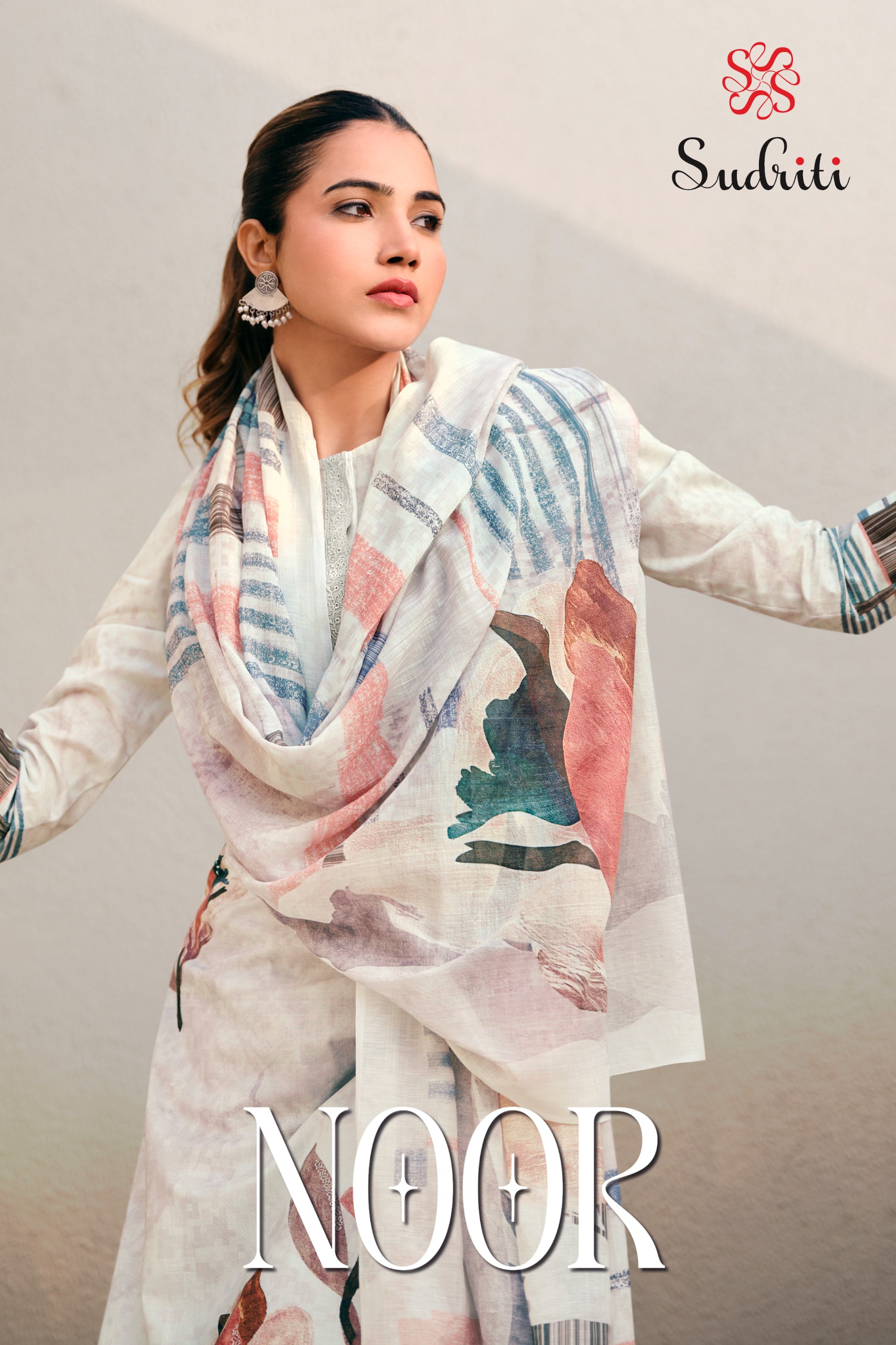 Sudriti Noor Wholesale Pure Cotton Salwar Suit Organza Collection - Image 7