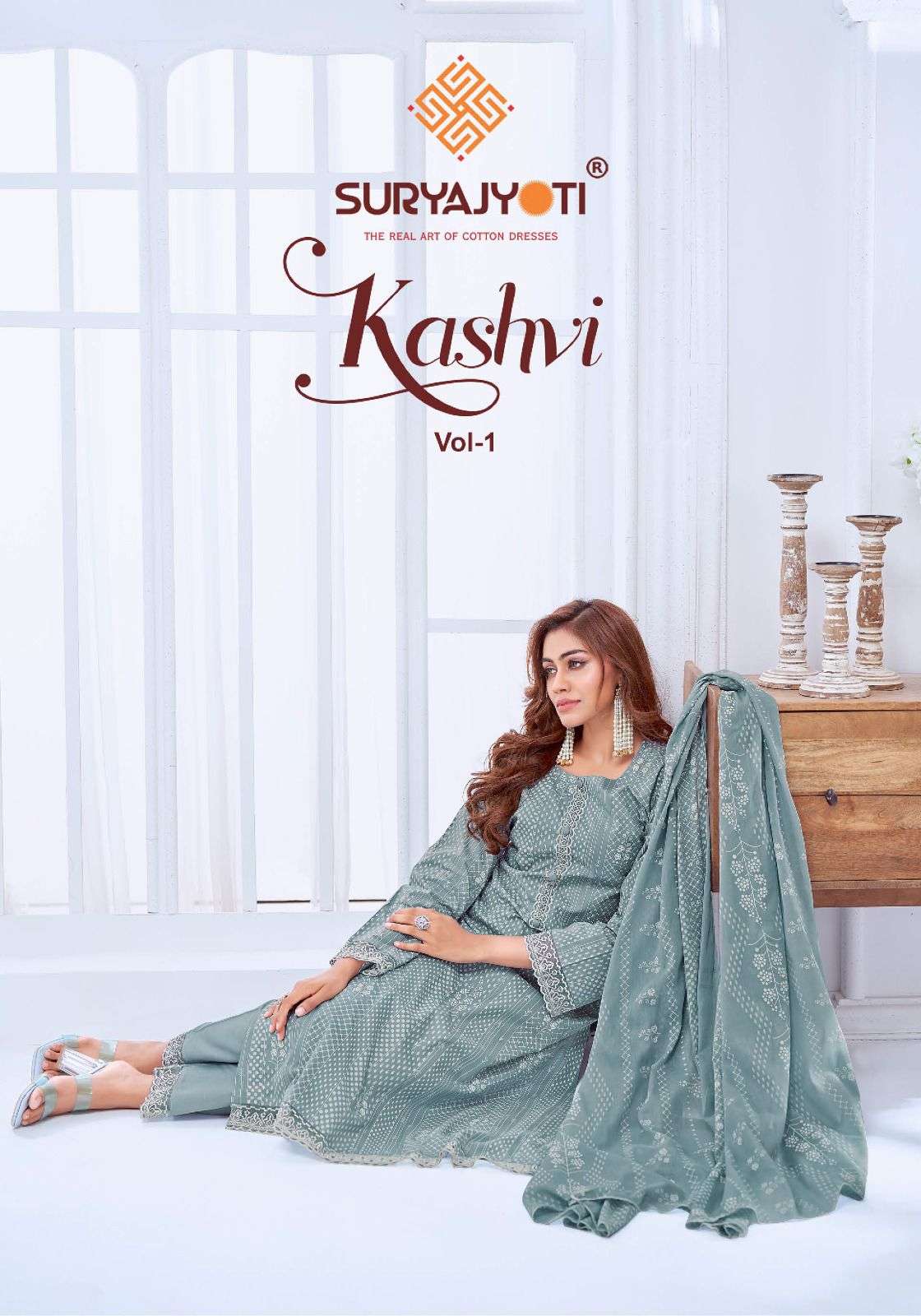 Suryajyoti Kashvi VOL 1 Wholesale Cotton Print Salwar Kameez - Image 2