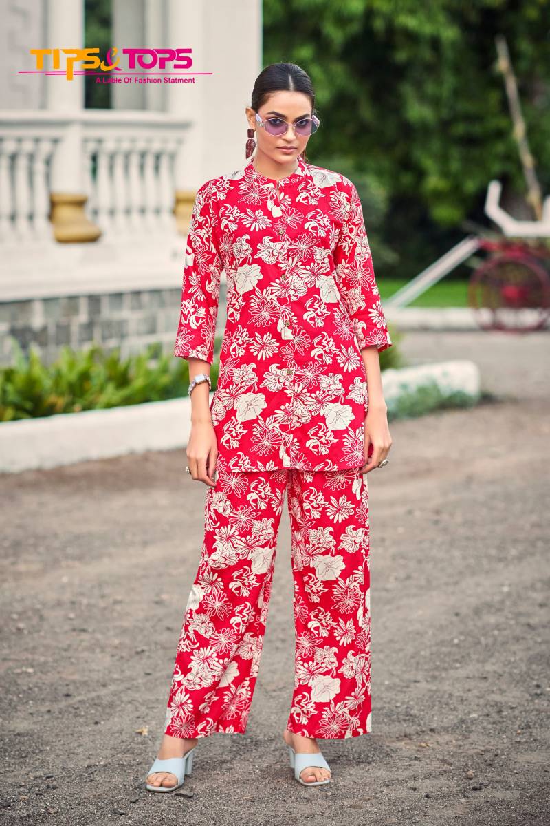 Tips And Tops Fashion Beats Vol 11 Wholesale Rayon Co Ord Set Catalog