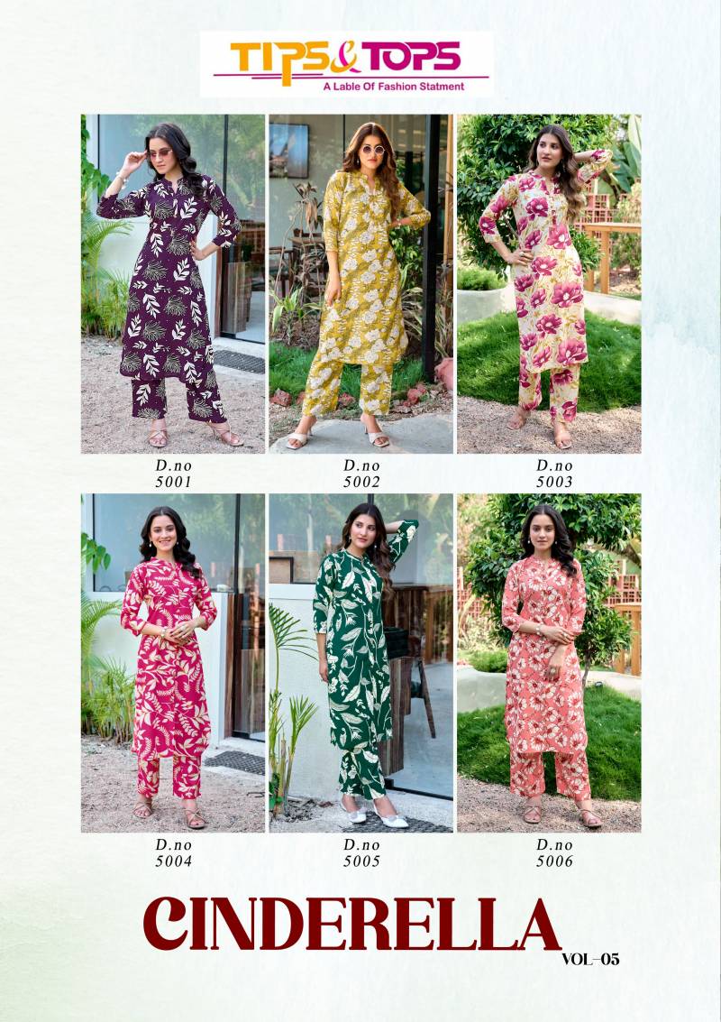 Tips & Tops Cinderellaol Vol 05 Wholesale Co-ord Set Catalog - Image 7