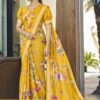 Vallabhi Shridha-09 Wholesale Floral Print Moss Georgette Saree Catalog
