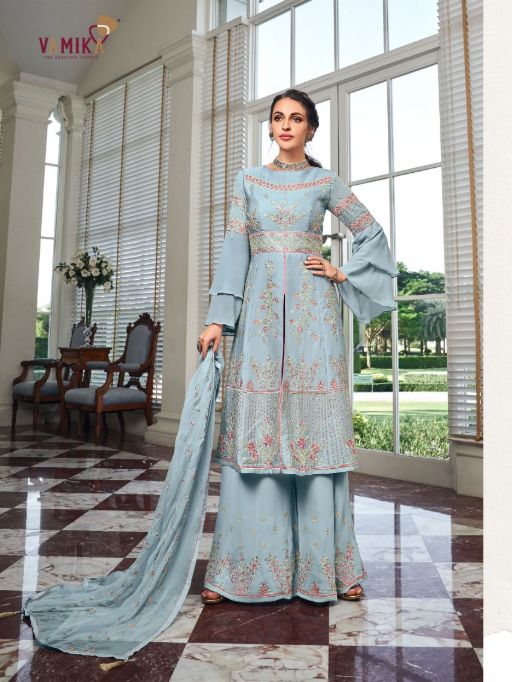 Vamika Riyaaz Nx Heavy Georgette Salwar Suit Wholesale Catalog