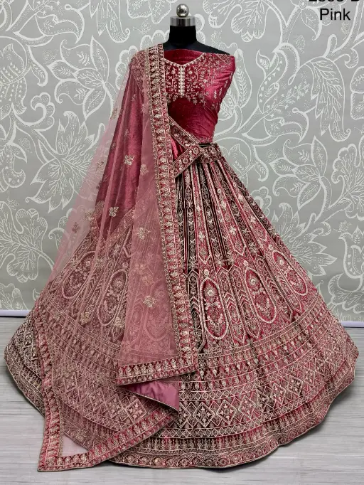 Vardan Ethnic Magnificent Embroidery Velvet Wedding Lehenga ,#VardanEthnic #WeddingLehenga #BanarasiSaree #AariEmbroidery #BridalWear #TraditionalElegance #BridalLehenga #LuxuryBridalWear #IndianFashion #BridalLook #IndianWedding #DesignerLehenga #LuxuryEthnic #EthnicWear #WeddingCollection #SareeLove #BanarasiLehenga #WeddingSeason #BridalShopping #IndianBridal #designerbridalwear