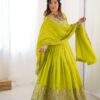 Vardan SP-11 Natural Crepe Silk Designer Wedding Lehenga Choli