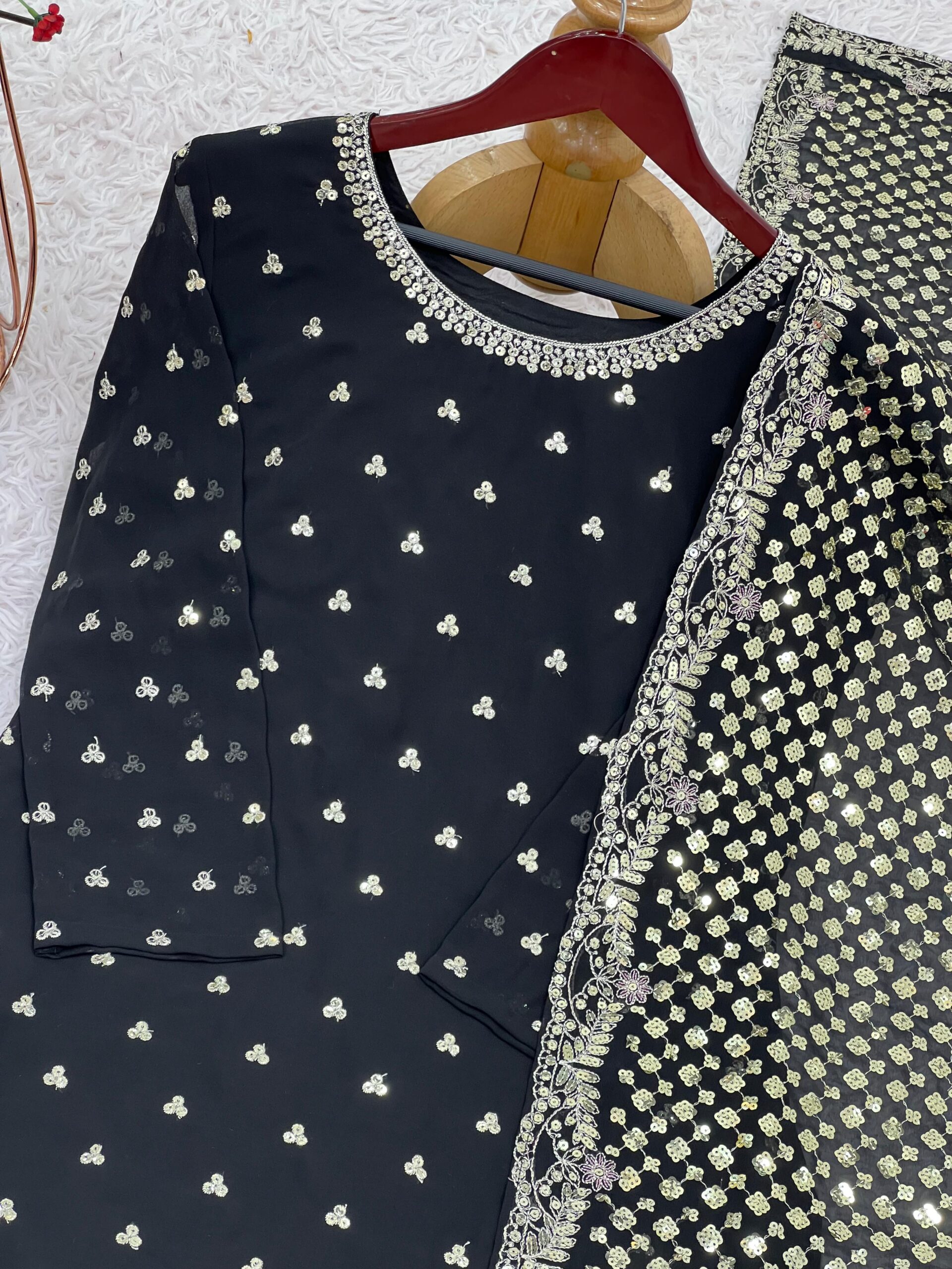 Vardan SSR-513 Wholesale Embroidered Sharara Plazzo - Image 4