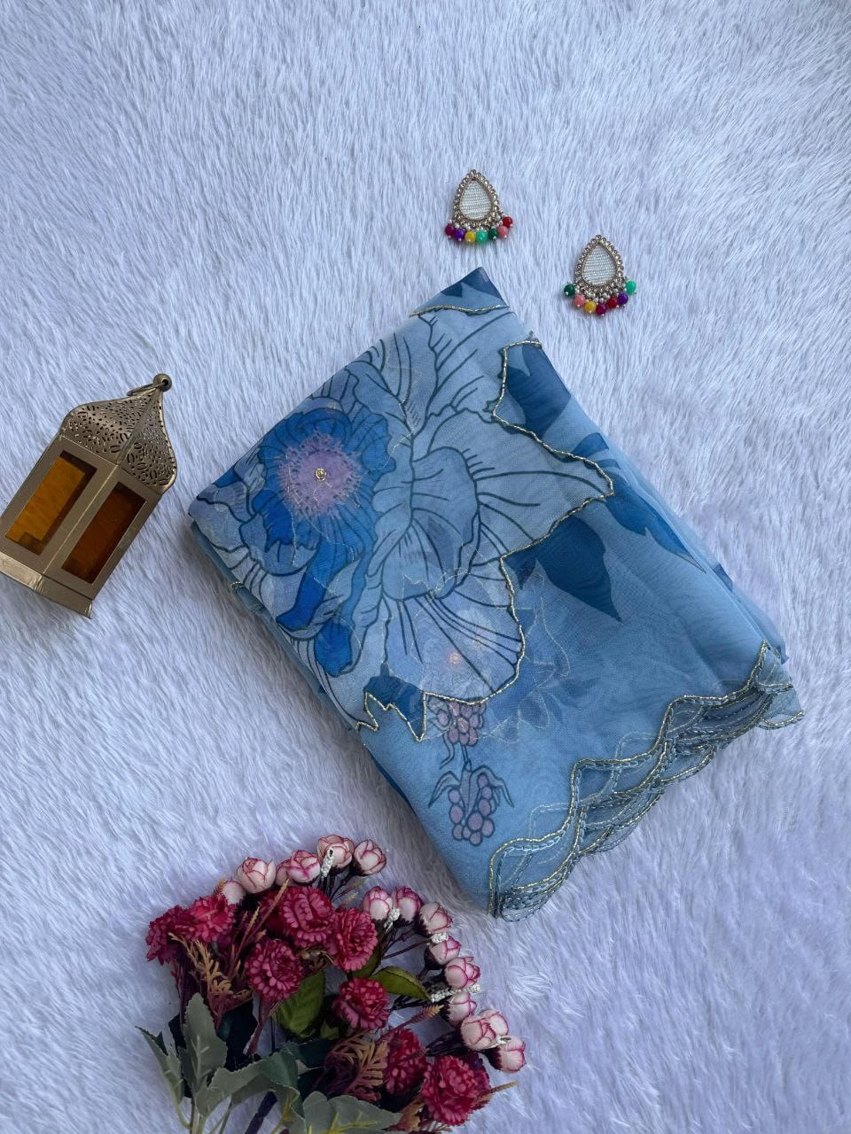 Vardan VK4354 Soft Organza Saree Cutdana Wholesale Catalog