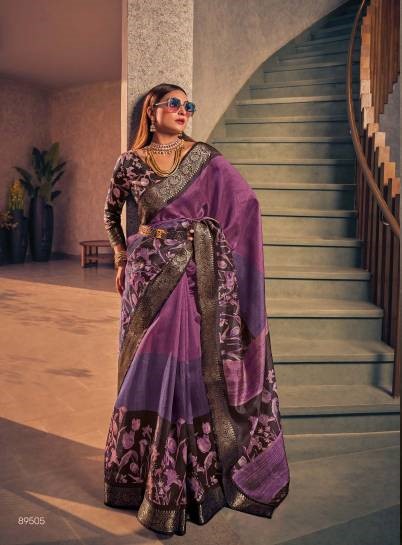 Vipul Venus Silk Two Tone Silk Fancy Saree Collection