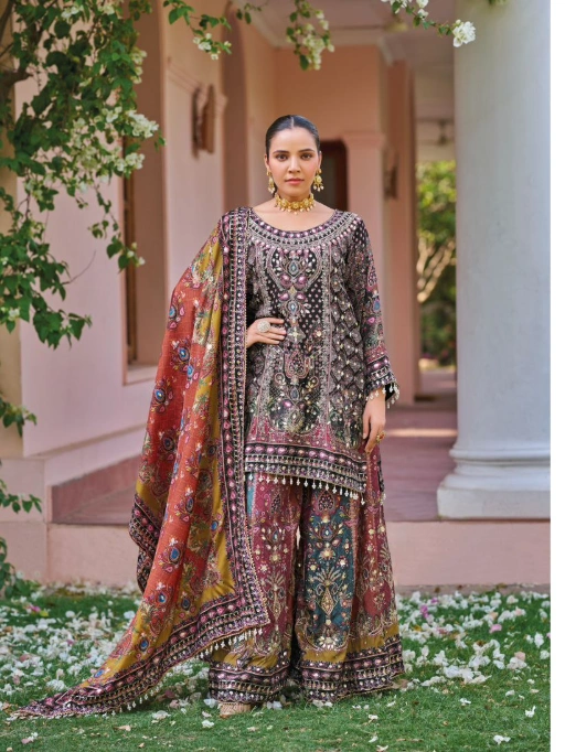 Your Choice Seerat 2 Heavy Chinon Designer Salwar Suit Collection - Image 3