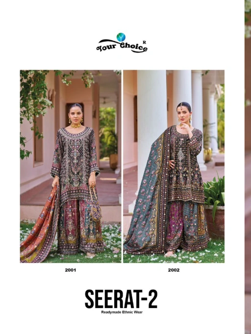 Your Choice Seerat 2 Heavy Chinon Designer Salwar Suit Collection - Image 4