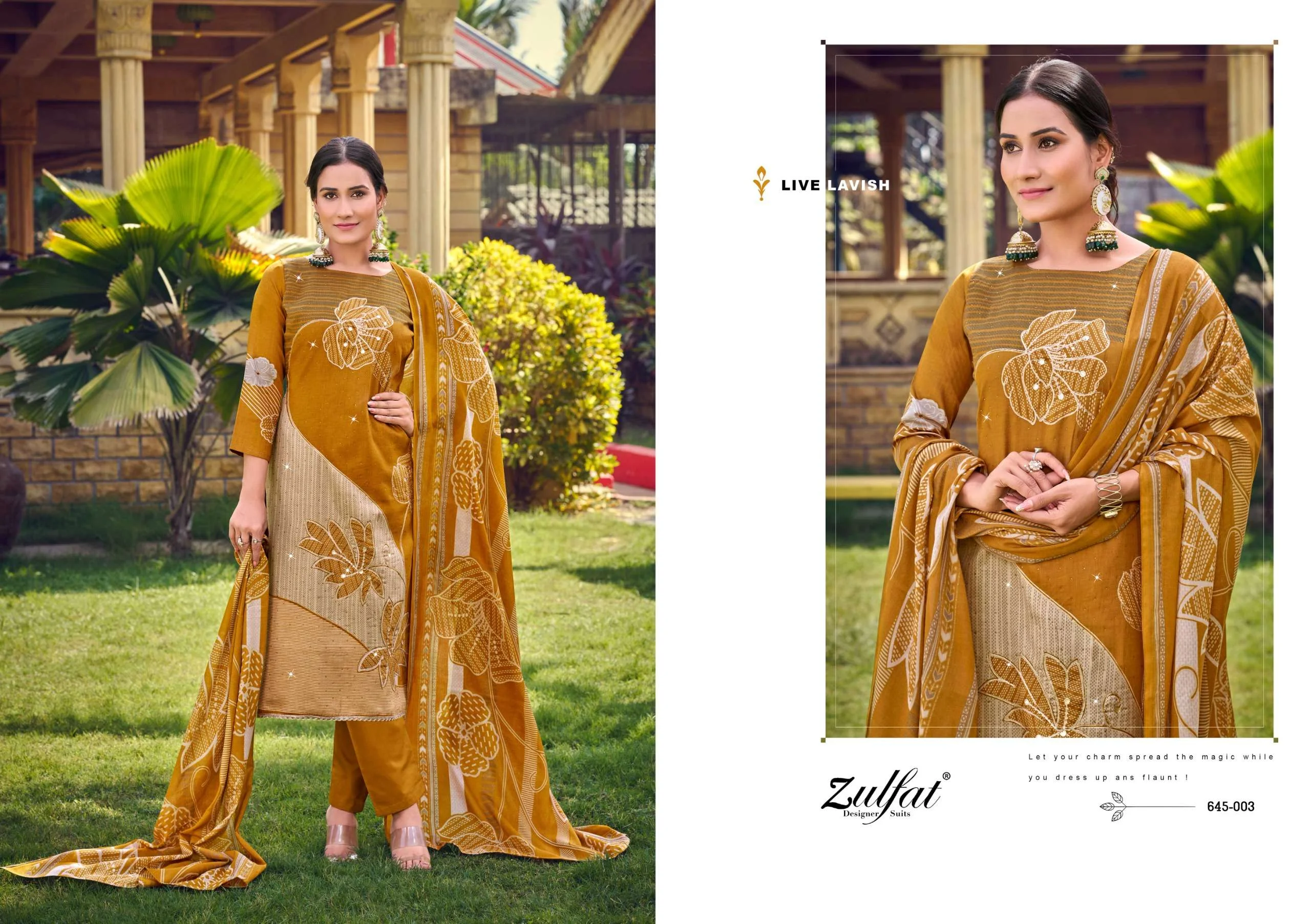 Zulfat Sajni Vol 7 Jam Cotton print Salwar Suit Catalog - Image 6
