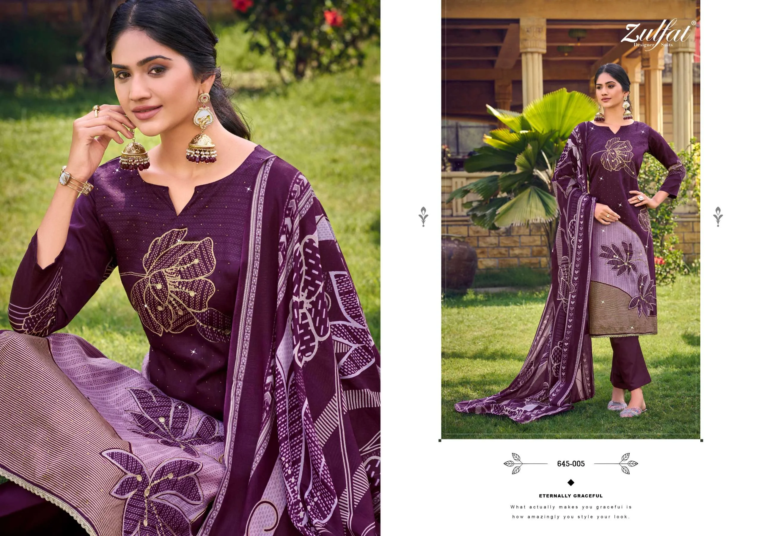 Zulfat Sajni Vol 7 Jam Cotton print Salwar Suit Catalog - Image 7