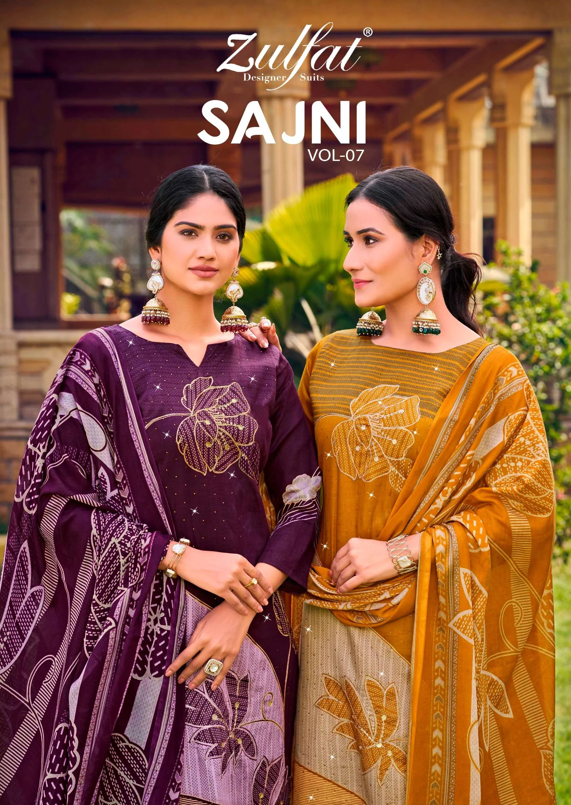 Zulfat Sajni Vol 7 Jam Cotton print  Salwar Suit Catalog 